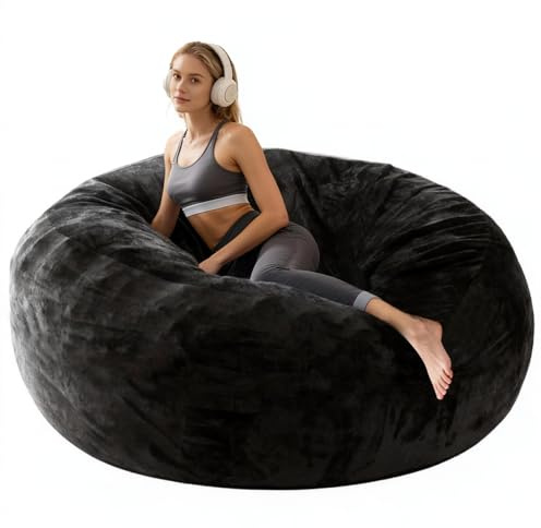 Beanbag Chair 4FT Bean Bag Chairs for Adults with Memory Foam Filler, Reading Chair Boneless Couches for Living Room Furniture, Lounge Chairs Indoor Sofa for Bedroom Gaming Birthday Gifts for Women