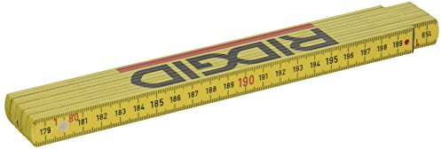 RIDGID 81280 1602 2-meter Fiberglass Folding Metric Rule