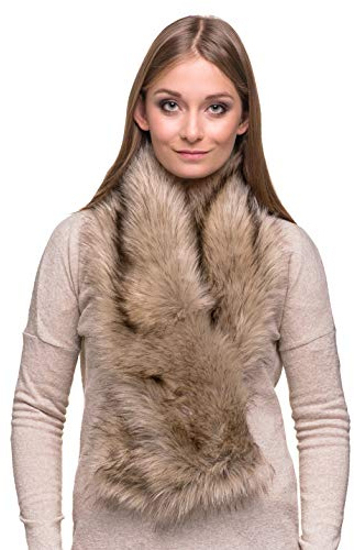 Futrzane Classic Echarpe - Écharpe en Fausse Fourrure pour Femme - Col Amovible