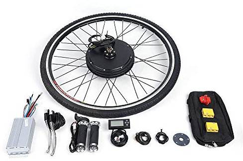 28 Elektro Fahrrad Umbausatz 36V 500W LCD Vorderrad E-Bike Conversion Kit Ebike Elektrofahrrad Umbausatz