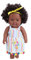 Muñecas de bebé de Piel Negra y Pelo Rizado de 11,8 Pulgadas, muñeca Realista para niña muñecas afroamericanas Hechas a Mano niña Linda recién Nacida Realista para niños a Partir de 3 años(Negro)