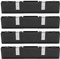 Plomevry 4 Pcs Aluminum Heatsink Shim Spreader Cooler Cooling for DDR RAM Memory Desktop Memory Radiator DDR2 DDR3 DDR4