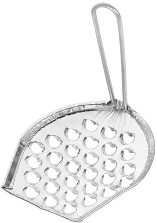 Mobestech Inoxidable para Liangpi y Spaetzle Herramienta de Cocina Reutilizable para Raspado de Gelatina y Fideos Gadget de Cocina con Orificios para Almacenamiento