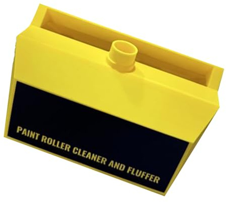 NVOQILIN Limpiador de rodillos de pintura y secadora con mango ergonómico, reutilizable, eficiente para rodillos de 9 pulgadas
