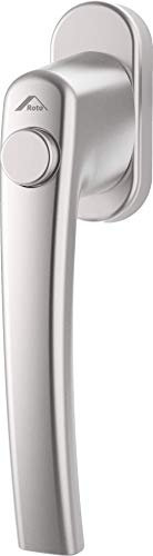 Roto Fenstergriff Line natursilber mit Druckknopf
