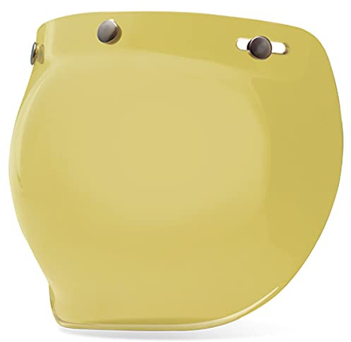Bell Custom 500 Bubble Visière (Yellow,One Size)