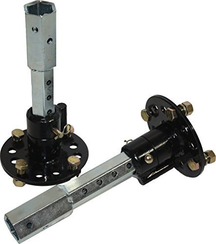 Bricoferr Ejes diferenciales con desbloqueo rotativo fijo extensible - 23 mm hexagonal