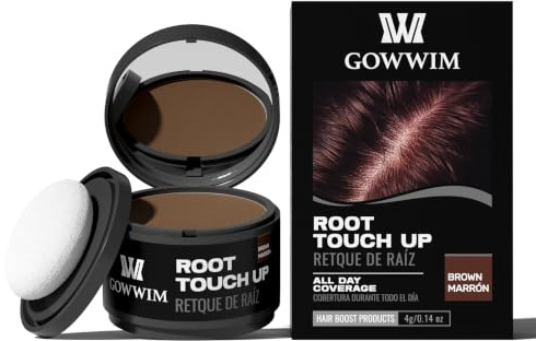 Brown Hair Root Dye Powder - Instantly Cover Gray Hair with Thin Hair Color Shadow 4g
