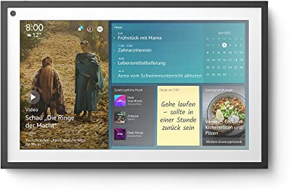 Zertifiziert und generalüberholt Echo Show 15 | 15,6-Zoll-Smart-Display in Full HD, Alexa und Fire TV integriert | Fernbedienung nicht inbegriffen