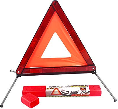 Carall Dreieck für Notfall, klappbar, E27 27R031004, Packung mit reduzierter Größe, für Notfälle im Straßenverkehr