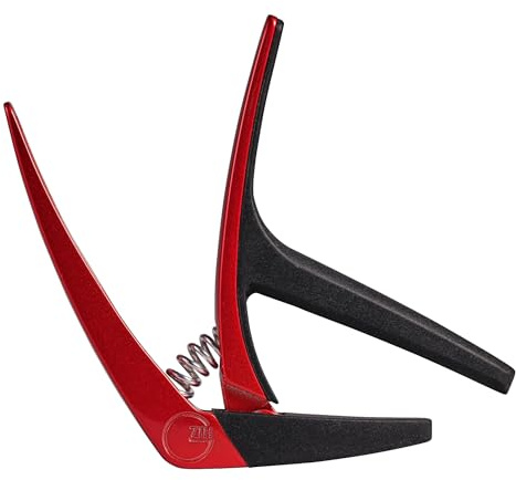 G7th Nashville Capo Guitarra 6 Cuerdas Rojo – Capotraste Ligero con Muelle – Control de Presión Optimizado – Capo de Guitarra Galardonado – Diseñado en el Reino Unido