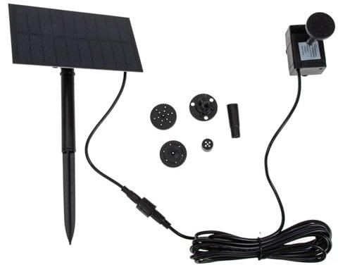BESPORTBLE Fontana Solare Pompa Per Fontana Pompa Solare Per Fontane d Acqua Galleggiante Per Laghetti e Decorazioni Da Giardino