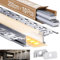 10× LED Trockenbauprofil 2M für 20mm LED Streifen – Aluminium Unterputzprofil für Trockenbau, kompatibel mit Philips Hue & Groove, Decke Wand indirekte Beleuchtung (LED Drywall Profile -2M, 10)