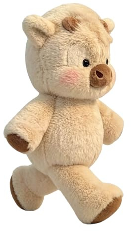Peluche Che Corre- Peluche mucc Che Corre a 45cm Cuscino Morbido E Soffice, Bambola Da Collezione a Forma Di Pecora In Stile Cartone Animato, Animale Di Pe luche Per Uomini, Donne, Bambini E Ragazzi