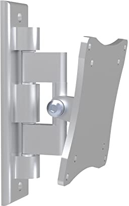 Intec brackets - Swivel and Tilt TV Wall Bracket Fits 17-27 with VESA 75x75 & 100x100mm. Silver
