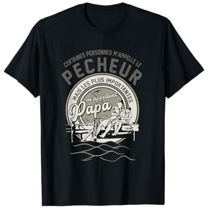 Chemise de pêcheur homme Garçons pêcheur cadeau gars pêcheur T-Shirt