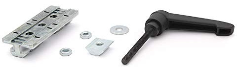 Profilgleiter ZN 40x80 mit Klemmhebel I-Typ Nut 8