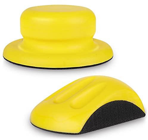 STEBRUAM Blocco Levigatura Manuale,Gancio e anello manuale Rotella di lucidatura a forma di mouse con interfaccia, pad per le mani con gancio e anello