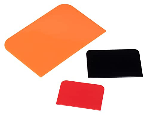 Kit de mastic - Spatule de carrosserie - Spatule de lissage - Spatule en plastique - Fabriqué en Allemagne - Spreader en plastique réutilisable pour appliquer du mastic, des lasures, des joints et de