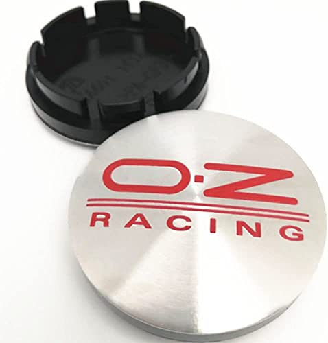 Nabendeckel 4 STÜCKE 56mm für OZ Racing Car Rad Center Hub Cap Auto Styling Felgen Abdeckung Badge Emblem Aufkleber Radnabenkappen,B-53MM