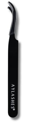 AYLASHES DIY Lashgrap Applicator Pro für Wimpernextensions, exaktes Platzieren der Wimpern, minimiert das Anhaften der Wimpern, Ergonomische Gebogene Form & passt sich der Augenform an