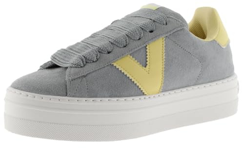 victoria Zapatillas Barcelona Ciclista 1092175 | Serraje & Plataforma & Piezas En Contraste para Mujer