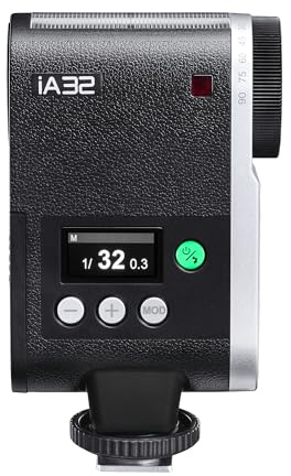 Godox iA32 iFlash Camera Flash,Auto and Manual Modes, Lightweight Portability Single-Contact Hot Shoe Flashes