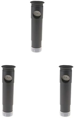 Juego de 3 oculares de colimación Cheshire de 1.25 pulgadas para telescopio refractor refractario largo