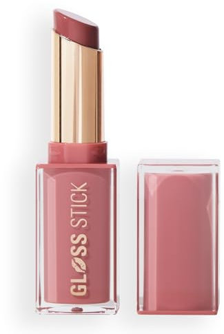 Revolution Pout Lip Gloss, Finition Brillante Ultra Pigmentée, Acide Hyaluronique & Vitamine E, Vegan & Cruelty-Free, 3g, Sweet Rose