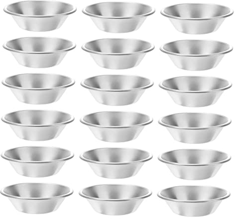 BEBEMOKO 25piezas Moldes De Aleación De Aluminio Moldes Tartaletas Tartas De Huevo Para Hornear Pastelitos De Belen