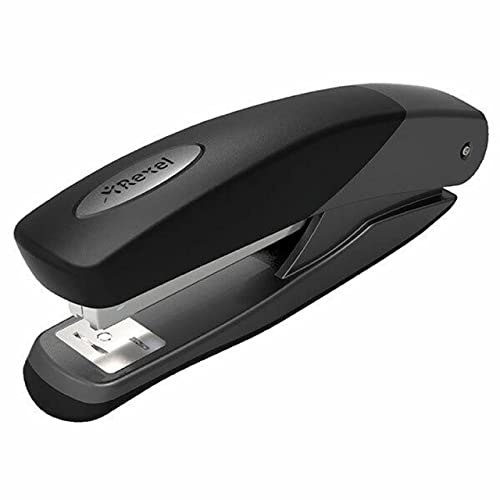Rexel Torador Full Strip Stapler, 25 Sheet Capacity, Uses 24/6/ and 26/6 Staples, Metal Body, Black, 2101204