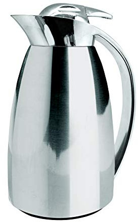 Nerthus Pichet Thermique à Double Paroi en Acier Inoxydable et Intérieur en Verre