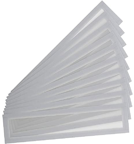 Tarifold Es 195219 - Pack mit 10 magnetischen Bilderrahmen, A4/A3, (55 x 297 mm) Magnet Pro für magnetische Whiteboards, Farbe Silbergrau