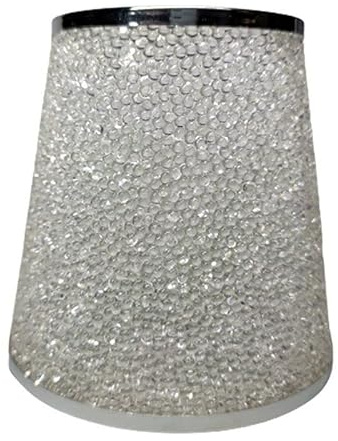 Tulipa para lámpara CRIS cono perla con apertura de 4cm