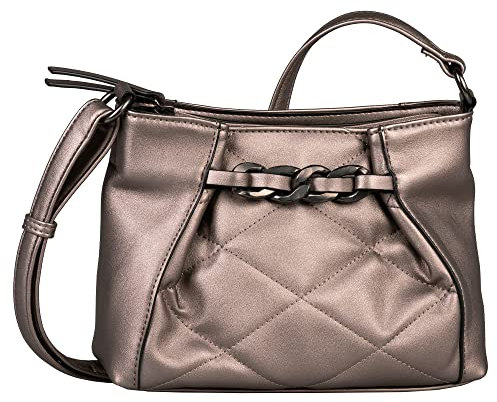 Gabor bags Charlotte Damen Umhängetasche Crossbody Bag Klein Silber
