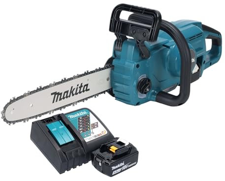 Makita DUC 357 RTX3 Akku Kettensäge 18 V 35 cm Brushless + 1x Akku 5,0 Ah + Ladegerät