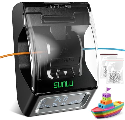 SUNLU Officiell filamentsvetsare [snabb uppvärmning 240 °C] för 3D-skrivare - kompatibel med PLA/ABS/PETG/TPU/PA, 1,75 mm filamentkontakt med 400 PTFE-kanaler