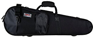 ProTec MAX 1/2 Half Size Lightweight Violin Case with Adjustable Straps, Black, Model MX012