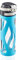 Leifheit Glasflasche Flip 600ml, 100% dichte Sportflasche, praktisches Öffnen mit einer Hand, Trinkflasche mit Filter für Fruchteinsatz, nachhaltige Wasserflasche, BPA frei, stoßfest, blau