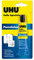 UHU Spezialkleber für Porzellan, ideal für Porzellan, Marmor, Sandstein und Keramik, weiß, Tube 30 g, transparent/weiß