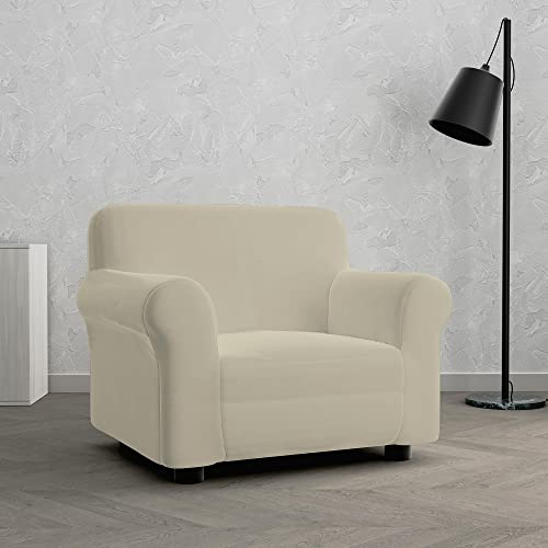 Italian Bed Linen Cubresofá Dahlia, Poliéster, Gris Paloma, 1 Plaza