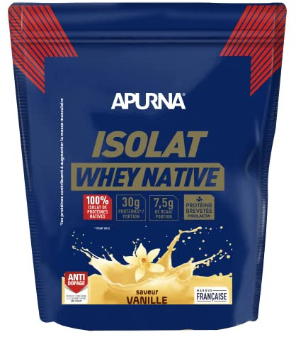 APURNA/Force/Isolat Native/Vanille/Doypack 720g