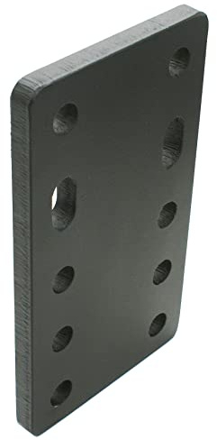 Universelle Adapterplatte zur Höhenverstellung 5x90 der Anhängerkupplung für 2-Loch 90mm AHK-Bock Flanschkugeln. (5x45mm ohne Schraubenset, für 2 Loch 90mm AHK-Bock)