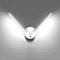KAWELL 10W Moderne LED Wandleuchte mit Schalter Innen Wandlampe LED Wandbeleuchtung mit 300° Drehbaren Lampenarmen für Schlafzimmer Wohnzimmer Hintergrund Wand Flur Treppengang