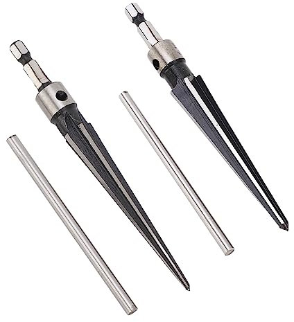 Alesatore per Fori Conici in Metallo, Alesatore Esagonale Conico a Forma di T Portatile, Alesatori Conici Manuali con Foro per Perno a Ponte, Alesatore Conico per Riparatori per