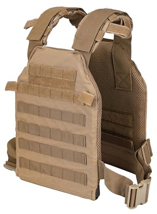 Greencity Gewichtsweste Einstellbar Kraft- und Ausdauertraining Taktische Weste Schnellverschluss mit MOLLE-System, Fitness Workouts, Laufen