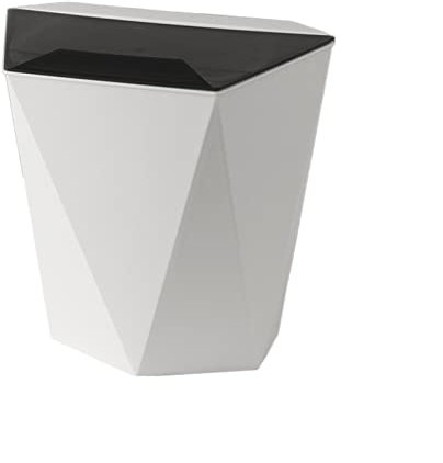 Cubo Basura Cocina Botes de basura montados en la pared for colgar en la puerta del armario, cesta de basura clasificada grande for el hogar, botes de basura for oficina y dormitorio Papelera Baño(Bla