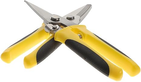 DIYEAH 2 Piezas Metal Tijeras Metálicas de Alta Resistencia Chapa y Herramienta Ergonómica y Portátil Manualidades y Bricolaje