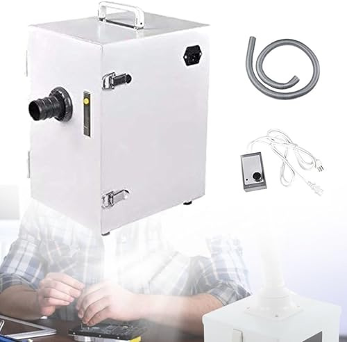Aspirapolvere for laboratorio odontotecnico a doppia girante con collettore di polveri digitale