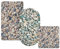 casa pura® Wanneneinlage Stone | helle Steinoptik | schadstoffgeprüft | als Badewanneneinlage und Duschmatte erhältlich | 3 Größen | oval (69x36 cm)